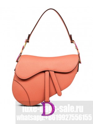 Christian Dior Saddle Bag Red