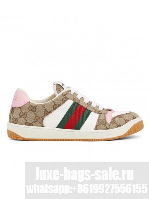 Gucci Women's Screener Sneaker 812638 Pink
