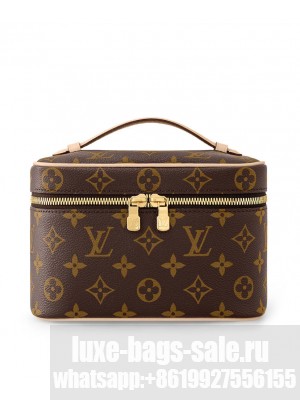 Louis Vuitton NICE mini cosmetic bag Brown