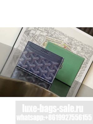 Goyard Saint-Sulpice Card Wallet Navy Bue