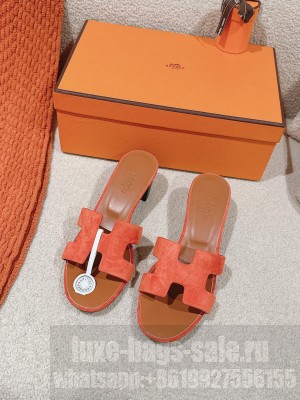 Hermes Heel 5cm Oasis Slipper Sandals 014
