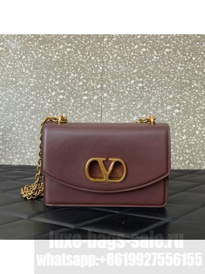 VALENTINO Loco Calf leather bag WB0R16 Wine