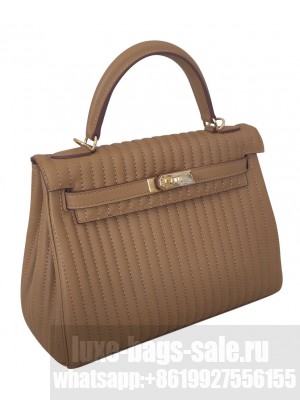 Hermes Mille Gateaux Kelly Swift 25 Coffee