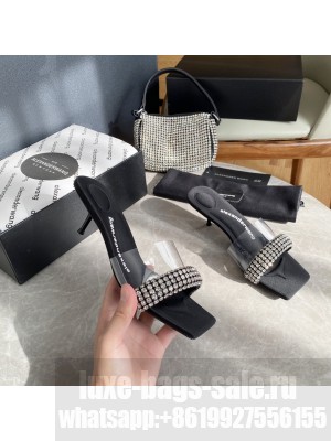 Alexander Wang jessie slide heel in crystal pvc 5cm 2022 Collection