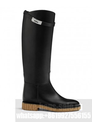 Hermes Women's Faustine Boot Black