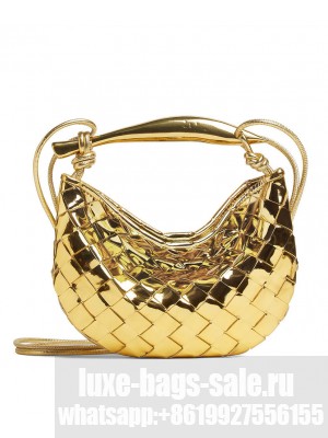 Bottega Veneta Mini Sardine Golden