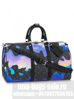 Louis Vuitton Keepall Bandouliere 45 M46356 Black