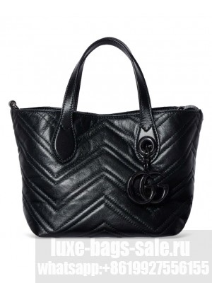 Gucci GG Marmont Small Tote Bag Black