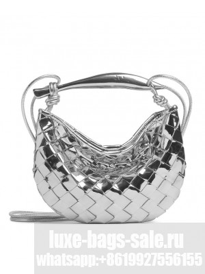 Bottega Veneta Mini Sardine Silver