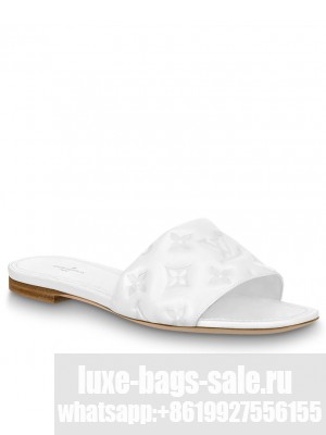 Louis Vuitton Women's Revival Flat Mules White