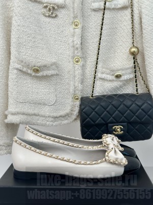Chanel Women's Camellia Suede & Leather Flat Gray 2024