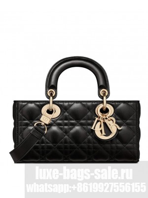 Christian Dior Small Lady D-Joy Bag Black