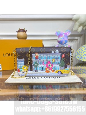 Louis Vuitton FELICIE POCHETTE M81545 yellow