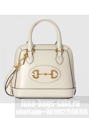 Gucci Horsebit 1955 mini top handle bag 640716 white