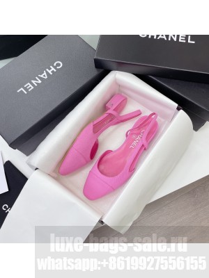 Chanel Women's Slingbacks G31319 Pink