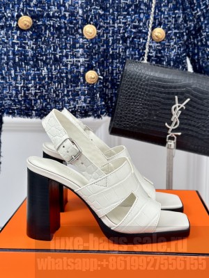 Hermes Elbe 9.5cm Heel sandal 01