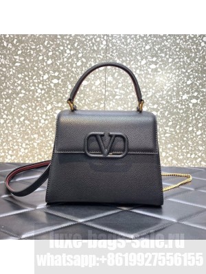VALENTINO VSLING small Grain calf leather Shoulder bag WB0F53 b;ack