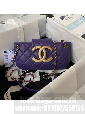 Chanel Baguette Bag AS4611 Purple