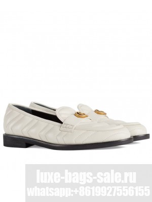 Gucci Women's Loafer With Double G Cream