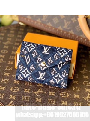 Louis Vuitton Since 1854 Victorine Wallet M80211 Blue 2021 Collection