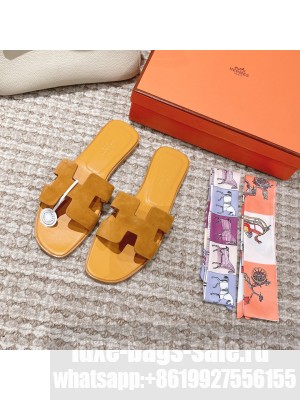 Hermes Oran Flat Slide Sandals 2023 Collection 097