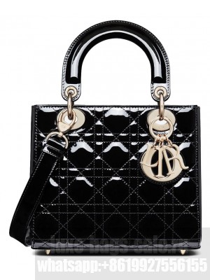 Christian Dior Small Lady Dior Bag Black