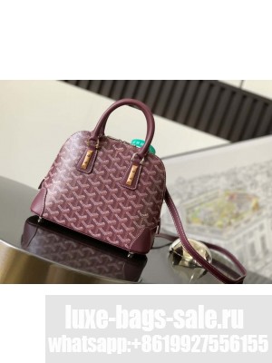 Goyard Vendôme Mini Bag Burgundy