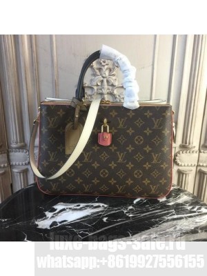 Louis Vuitton Millefeuille Bag 32cm Monogram Canvas Spring/Summer 2018 Collection M44255, Sesame Peche