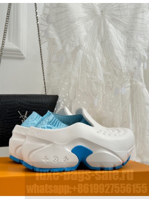 Louis Vuitton LV Shark Clog 2023 Blue