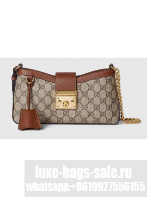 Gucci PADLOCK SMALL SHOULDER BAG 811705 Brown