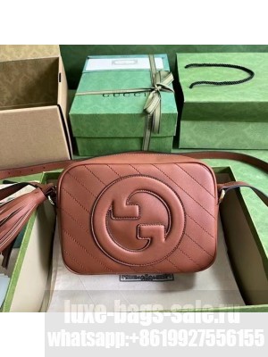 GUCCI BLONDIE SMALL SHOULDER BAG 742360 dark pink
