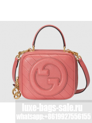 GUCCI BLONDIE TOP HANDLE BAG 744434 Pink