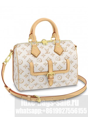 Louis Vuitton Speedy Bandouliere 25 M20919 White