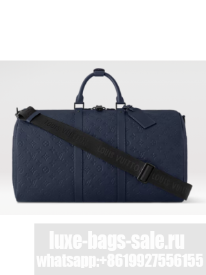 Louis Vuitton Keepall Bandouliere 50 M14840 Navy Blue