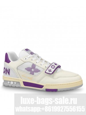 Louis Vuitton Men's LV Trainer Sneaker Purple
