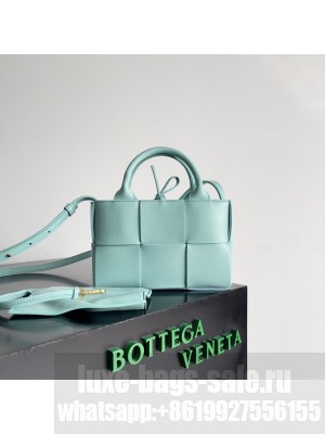 Bottega Veneta Candy Arco Tote Bag 729029 sky blue