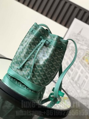 Goyard Petit Flot Bucket Bag Green