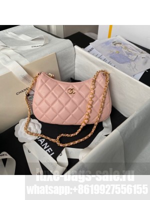 CHANEL 24P CLUTCH WITH CHAIN AP3763 pink