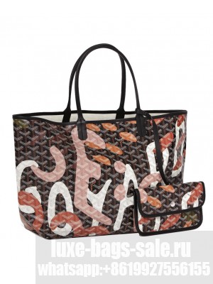 Goyard Saint Louis PM Bag Lettres Camouflage Pink