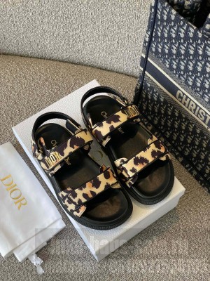 Dior DiorAct Calfskin Flat Strap Sandals 2023 01