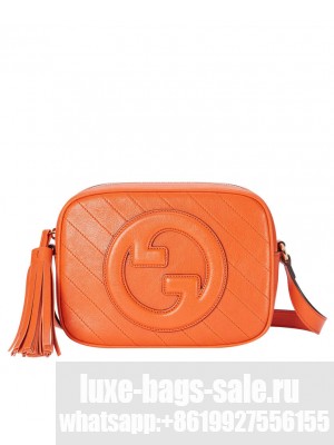 Gucci Blondie Small Shoulder Bag 742360 Orange