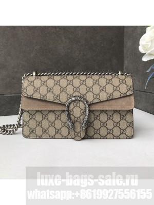 Gucci Dionysus GG Canvas Small Shoulder Bag 499623 Khaki 2020 Collection