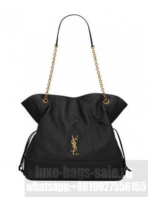 Saint Laurent Jamie 4.3 Sheepskin Tote Bag Black