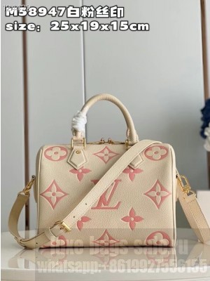 Louis Vuitton SPEEDY BANDOULIERE 25 M58947  Rose Trianon Pink