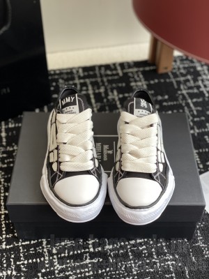 AMIRI x Maison MIHARA YASUHIRO Bones Unisex Sneaker Black 2025