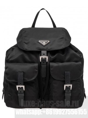 Prada Fabric Backpack 1BZ811 Black