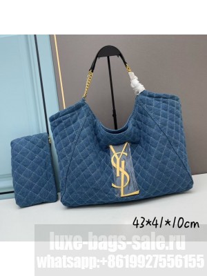 SAINT LAURENT SHOPPING Denim bag Y203310 blue