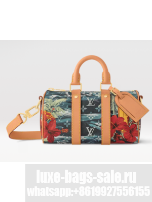 Louis Vuitton Keepall Bandouliere 25 M25440 Navy Blue