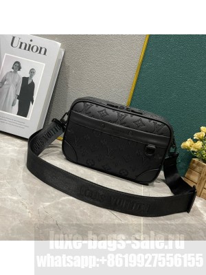 Louis Vuitton Alpha Messenger Monogram Shadow calf leather M31069 black