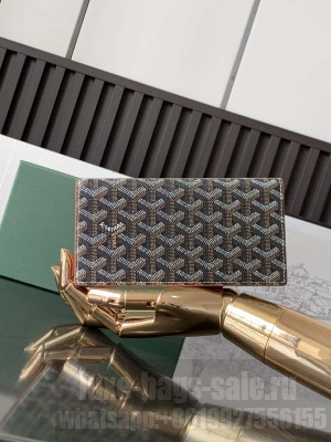 Goyard Richelieu Wallet Black & Tan